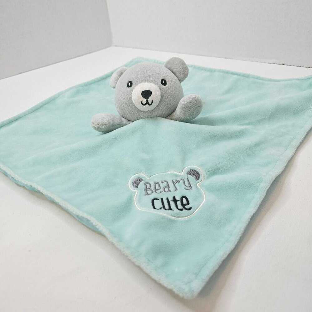 Baby Starters Beary Cute Teddy Bear Mint Green Lovey Plush Security Blanket